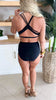 Black Tortola Swim Top - Final Sale