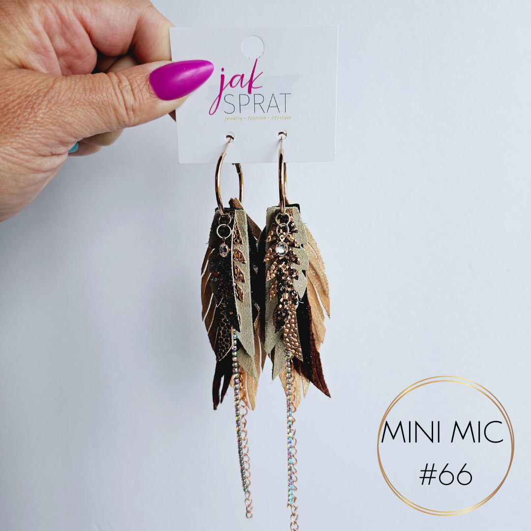 Mini Mics Earrings | Jak Sprat