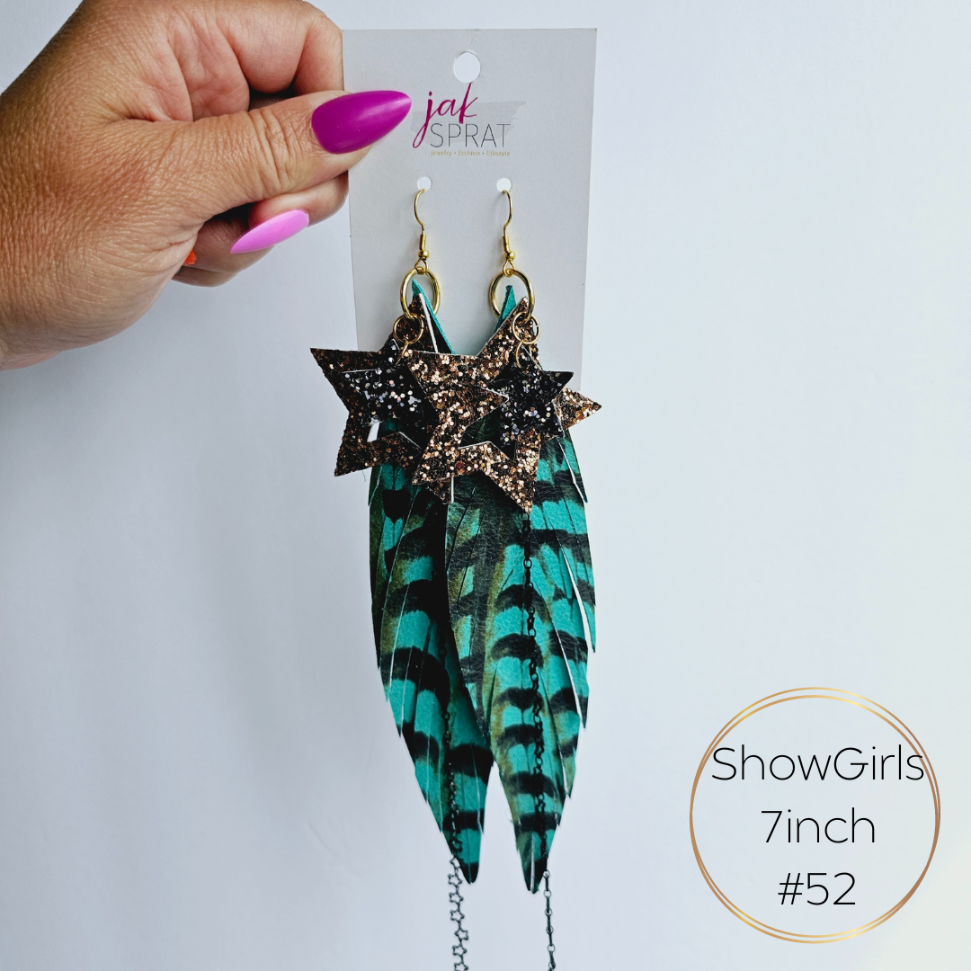 Show Girls" 7.5" Earrings | Jak Sprat