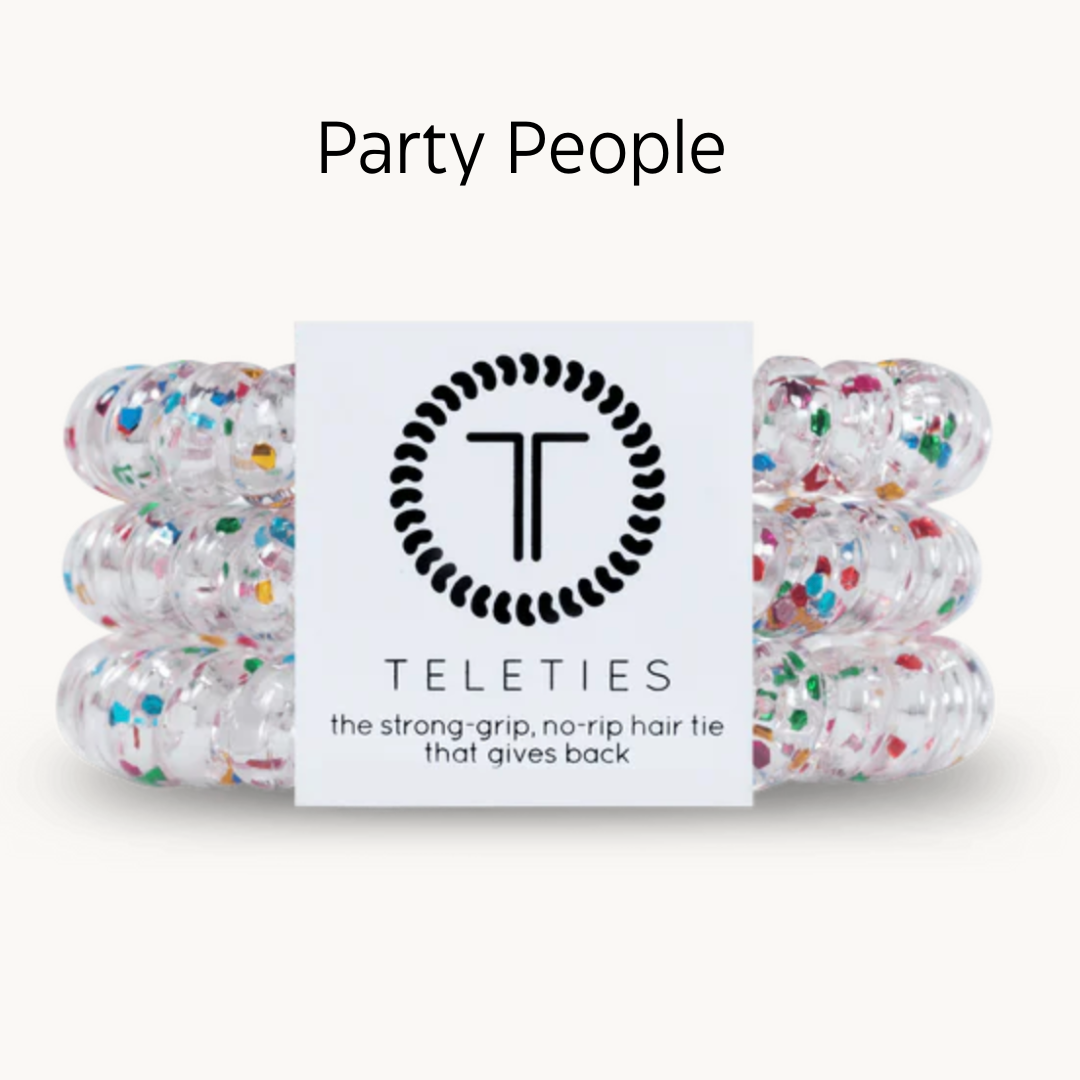 Small Coil Hair Ties (Set of 3) | Teleties**