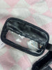 Black Checkered Monogram Clear Cosmetic Makeup Bag **DEAL - COUPON EXCLUDED