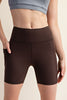 6 Inch Biker Shorts With Side Pockets | RAE MODE (2 COLORS) **