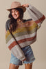 Striped Multi Color Crop Sweater (2 COLORS) | SO ME *LA LIVE PREORDER  2.2.2.1