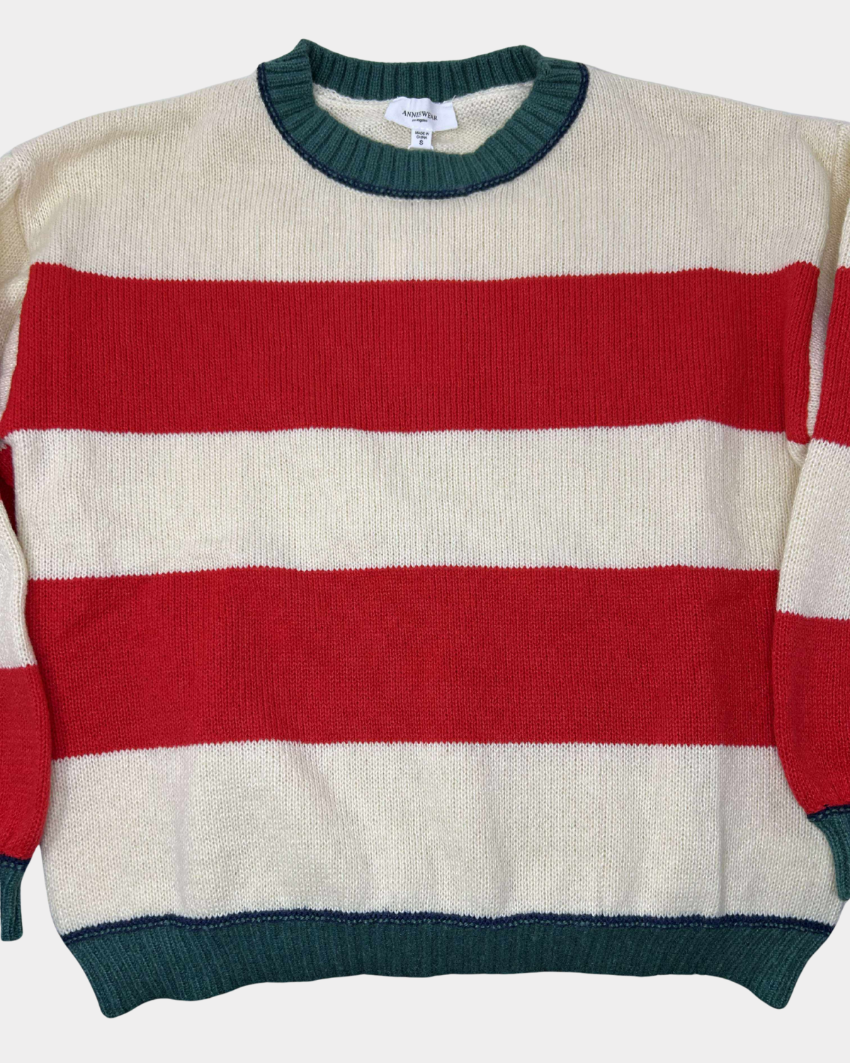 Christmas Colorblock Stripe Sweater