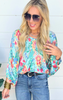 Mint Floral Blouse | Umgee