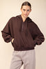 French Terry Fleece Quarter Zip Hoodie Jacket | RAE MODE *30A JANUARY PREORDER))