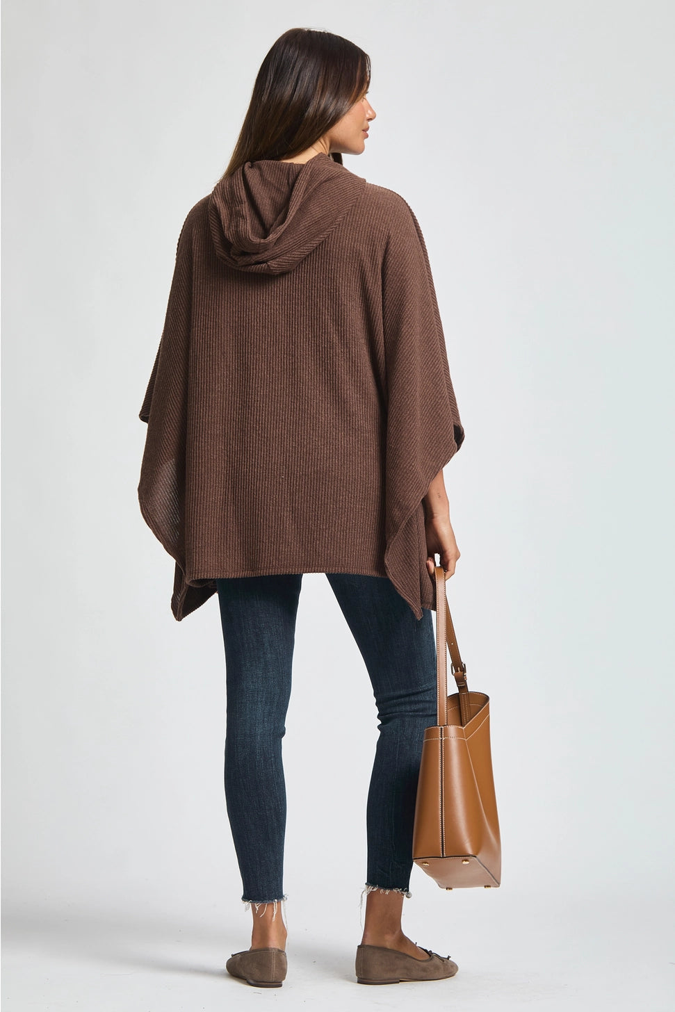 The Horizon Ribbed Knit Poncho Top *DEAL
