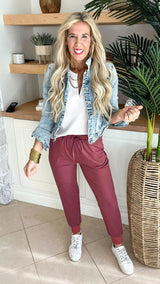 Mauve Sky Everyday Joggers by Salty Wave