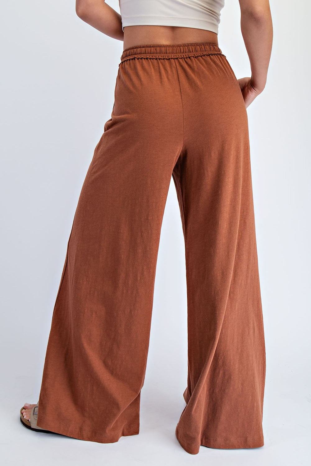 Cotton Slub Lounging Wide Pant | RAE MODE *30A SEPT PREORDER
