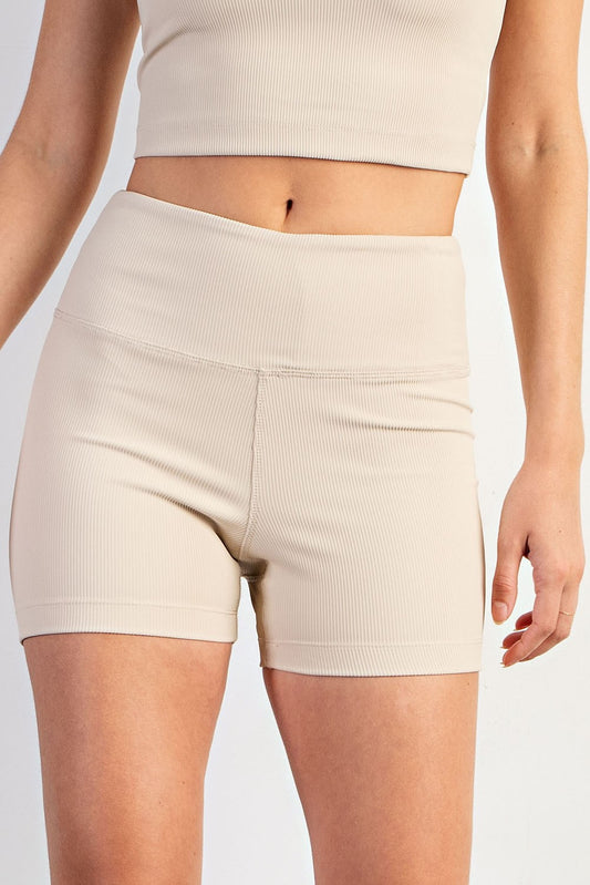 Nylon Rib Biker Short w/ Pocket | RAE MODE