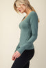 Recycled Butter Round Neck Top | RAE MODE *30A SEPT PREORDER