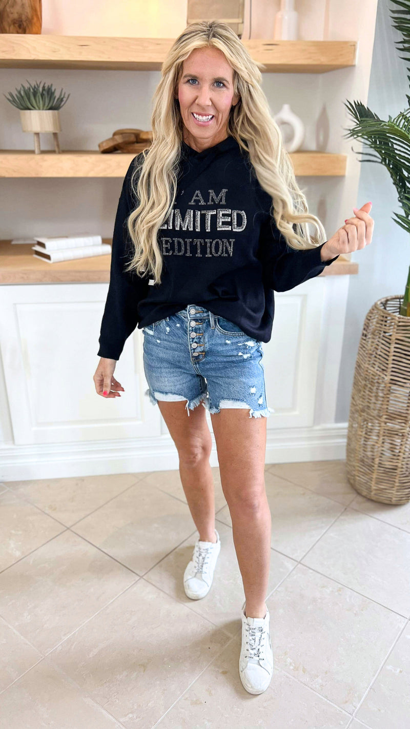 I Am Limited Edition Soft Knitted Hoodie Sweater