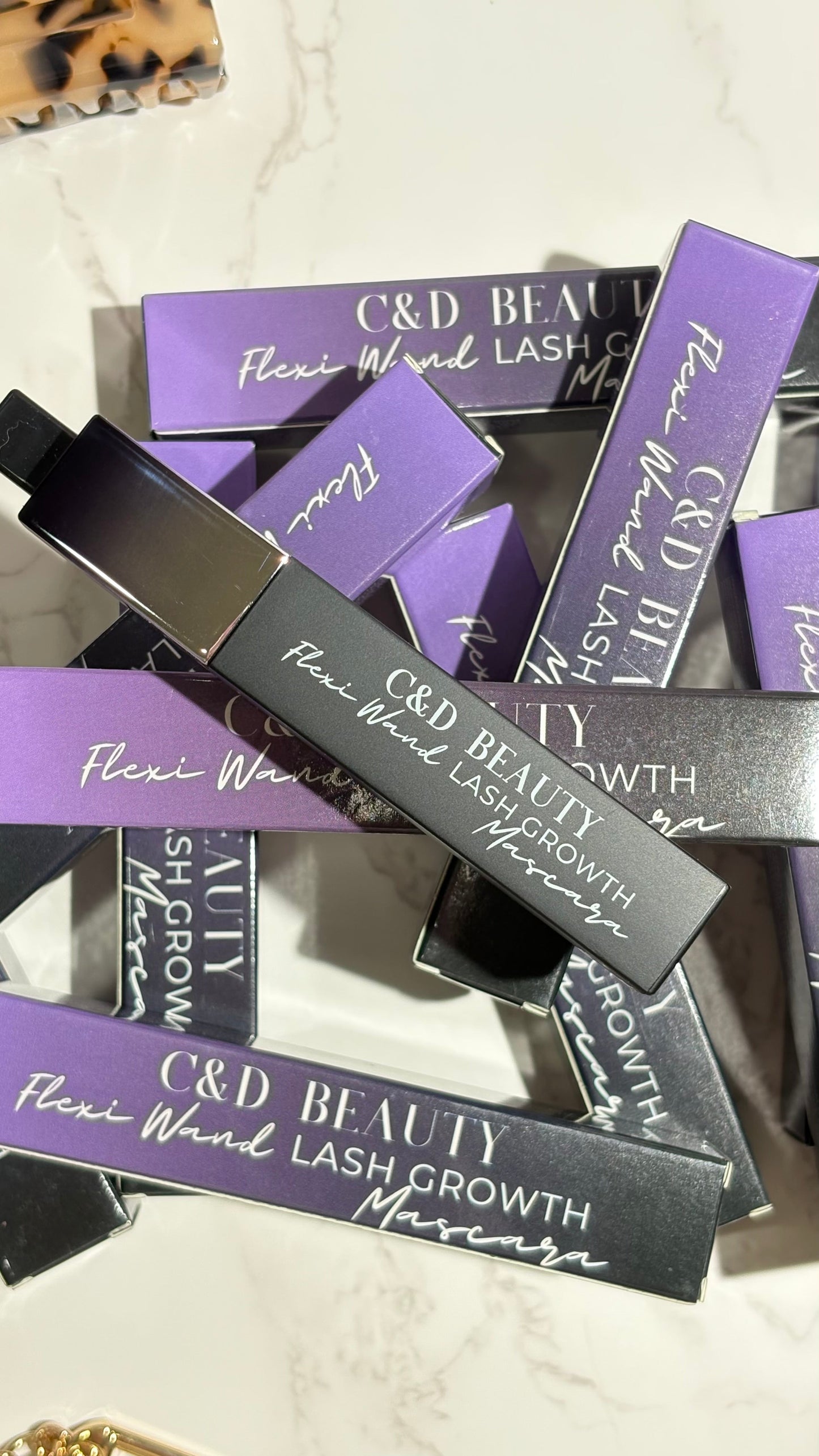 Black Flexi Wand Lash Growth Mascara | C&D BEAUTY *30A SEPT PREORDER