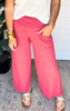 Smocked Wide Leg Pants