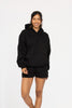 Cotton Blend Drop Shoulder Hoodie | MONO B