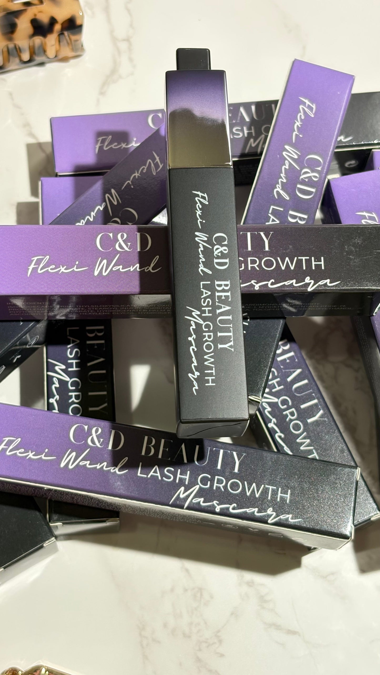 Black Flexi Wand Lash Growth Mascara | C&D BEAUTY *30A SEPT PREORDER