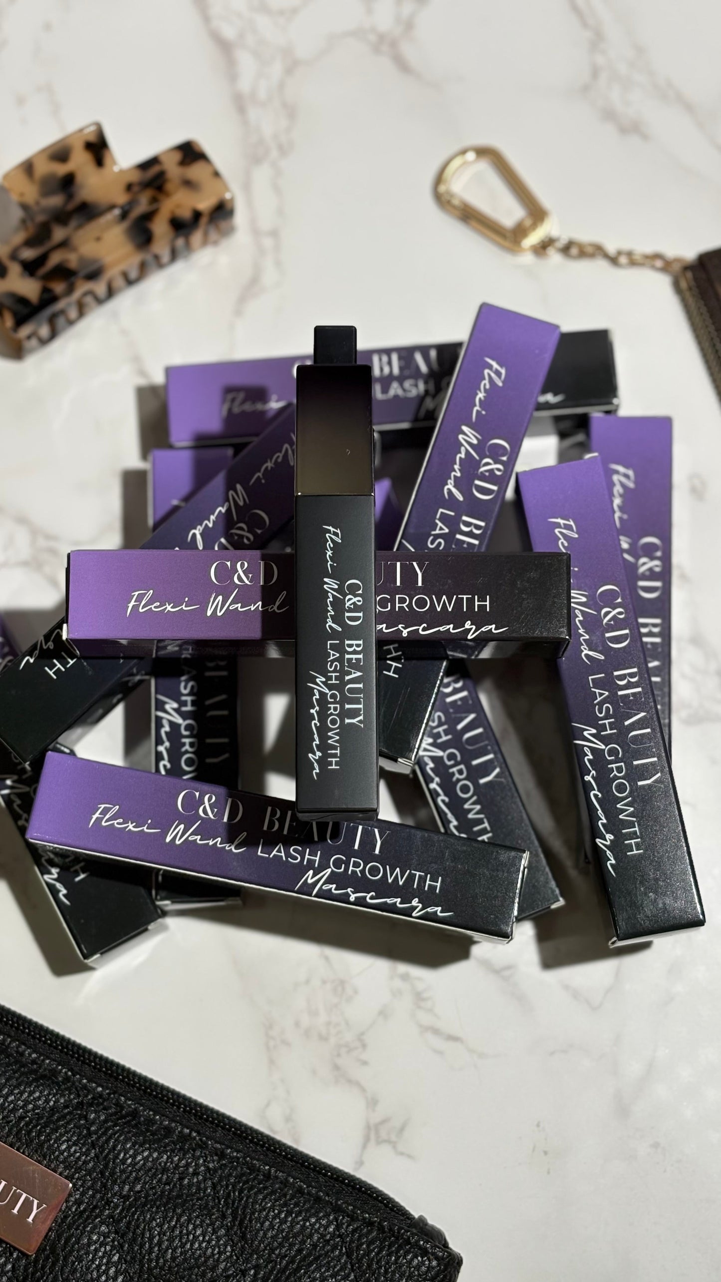 Black Flexi Wand Lash Growth Mascara | C&D BEAUTY *30A SEPT PREORDER