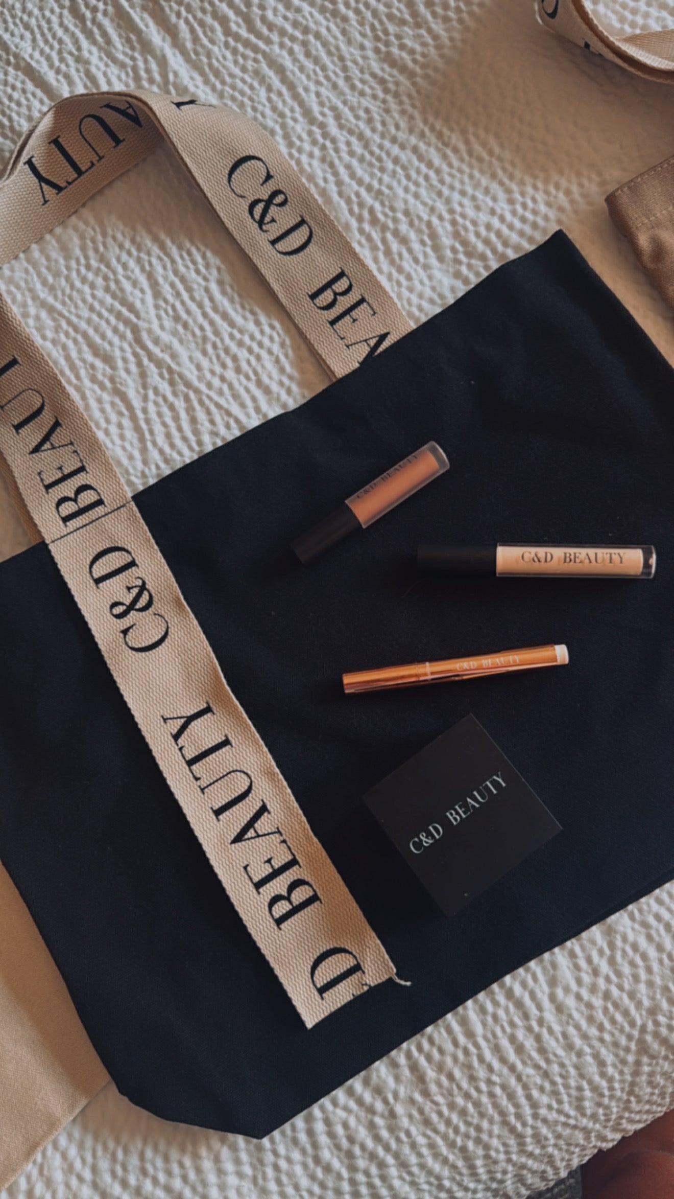 C & D Canvas Tote - C & D Beauty *30A SEPT PREORDER