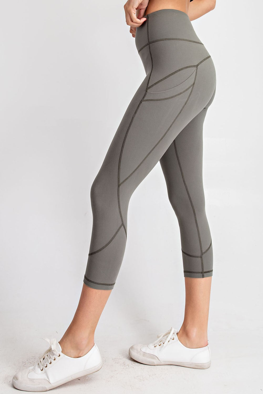 Capri Yoga Legging w/ Side Pocket- Rae Mode