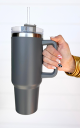 HOLIDAY DEAL: Grey 40oz "Dupe" Tumbler