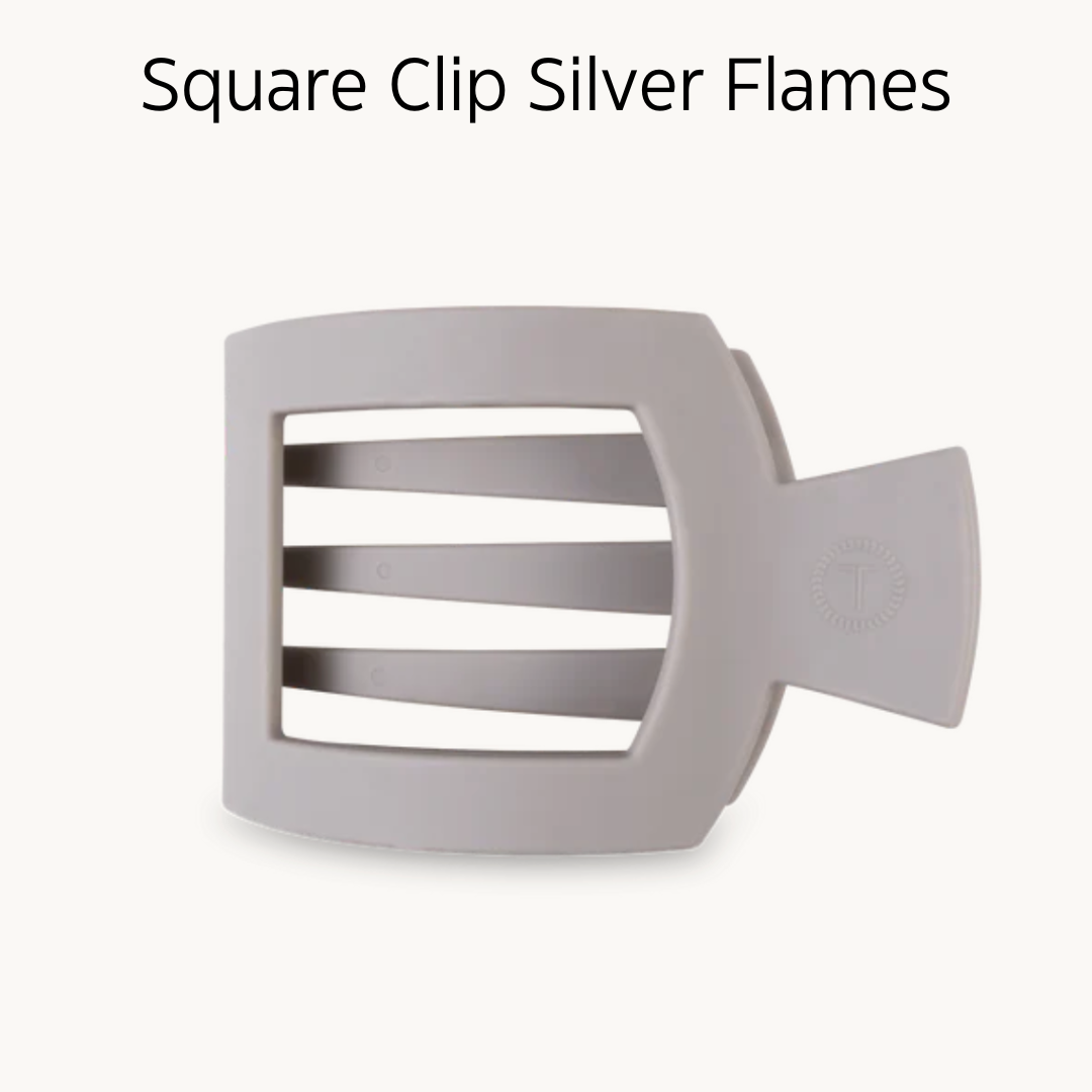 Medium Flat Square Hair Clips | Teleties * 30A OCTOBER LIVE PREORDER