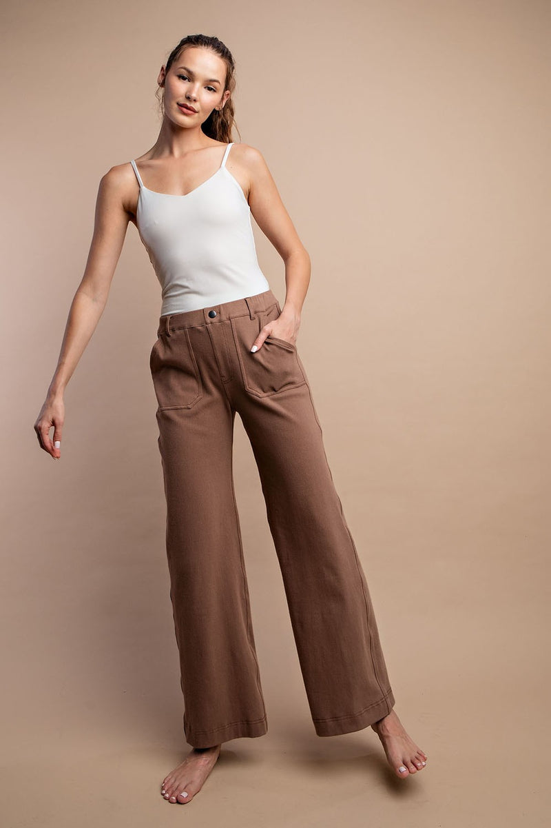 Cotton Stretch Twill Pants, Rae Mode - Final Sale