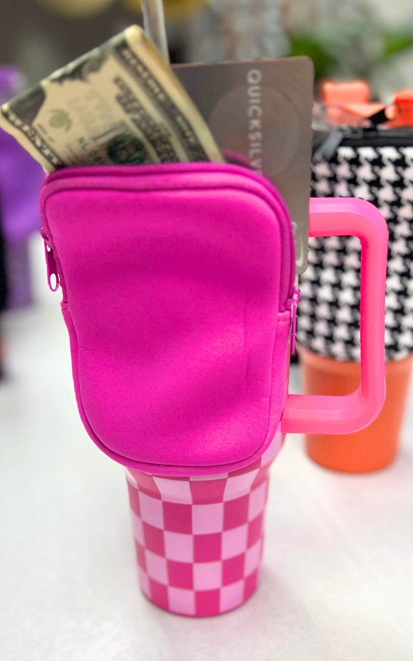 Hot Pink Tumbler Bag for 40oz Tumbler