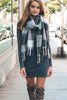 Oversized Flannel Tassel Scarf - Final Sale