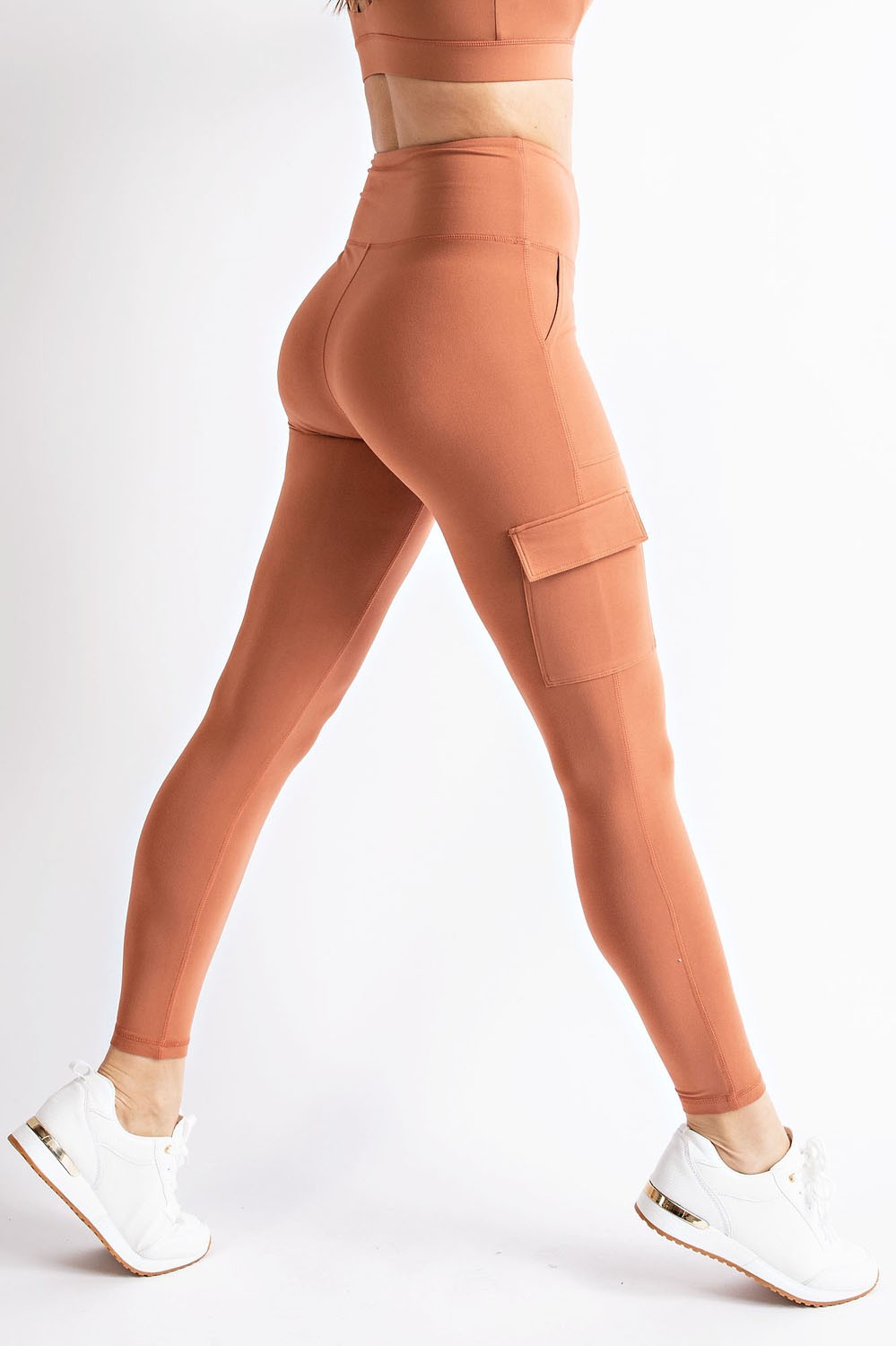 Butter Hi Waist Cargo Yoga Pants | Rae Mode