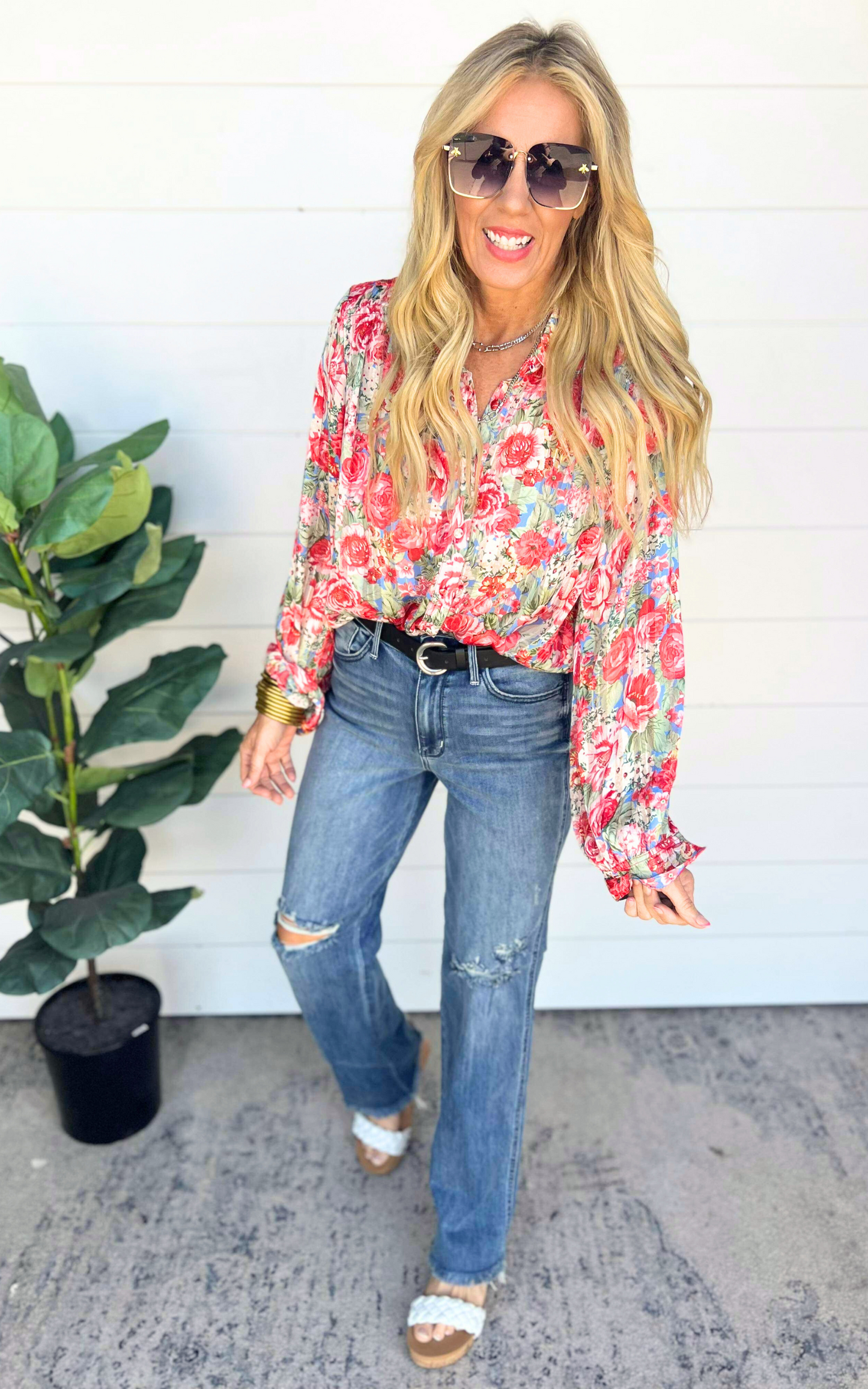 Wonderland Floral Blouse