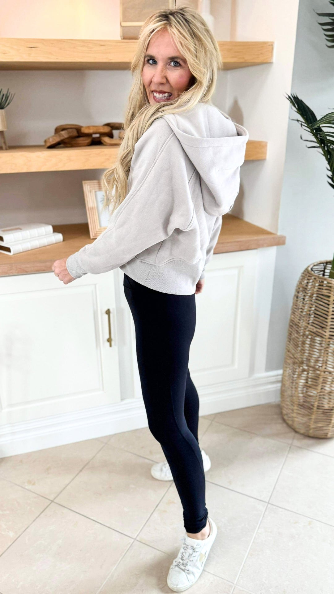 The Ava Everyday Light Grey Hoodie by Salty Wave