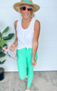 Mint High Waisted Colored Skinny Denim Jean