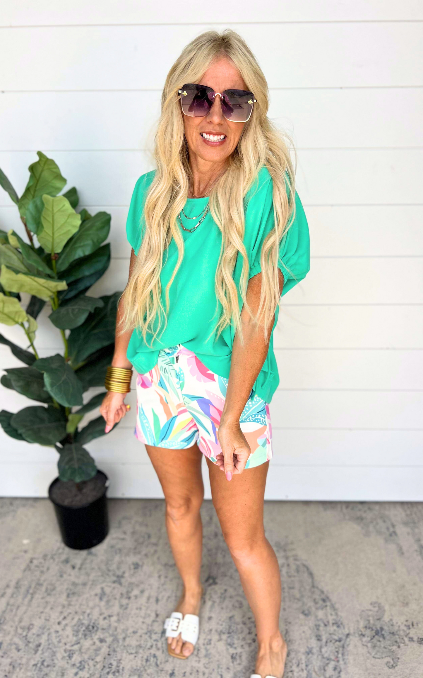 Jade Relaxed Tunic Top | FINAL SALE