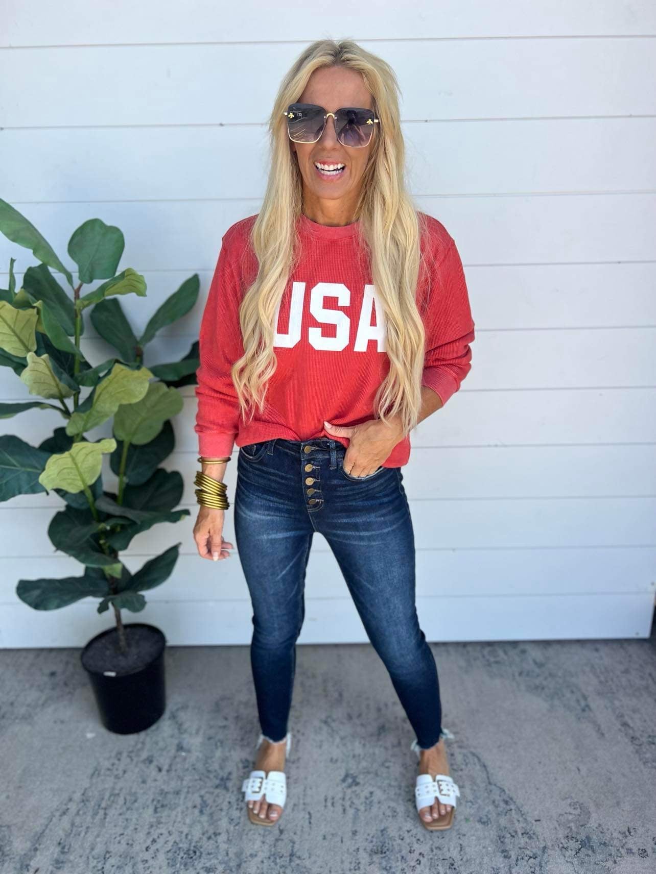 USA Thermal Sweatshirt | FINAL SALE