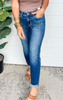 Judy Blue MidRise Cuffed Boyfriend Denim Jeans - Final Sale