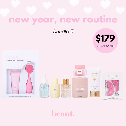 new year, new routine bundle | BEAUT *30A JANUARY PREORDER