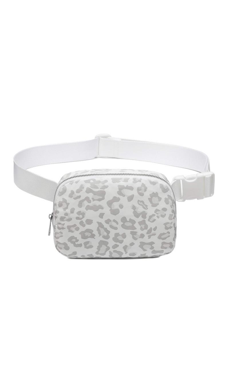 Sara's Everywhere Belt Bag - Grey Cheetah