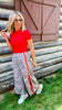 Leopard Print Loose Fit Jogger Track Pants