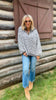 Cheetah 1/2 Mock Neck Dreamer Pullover | Salty Wave (3 COLORS)