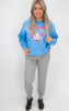 Ice Cream Drip Game Day Graphic Crewneck Sweatshirt
