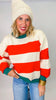 Christmas Colorblock Stripe Sweater