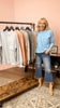 Halo Washed French Terry Exposed-seam Sweatshirt (6 COLORS) | ZENANA *LA LIVE PREORDER
