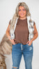 Ivory Full-zip Reversible Plaid Puffer Vest *DEAL*