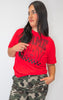 Red Game Day Garment Graphic T-shirt