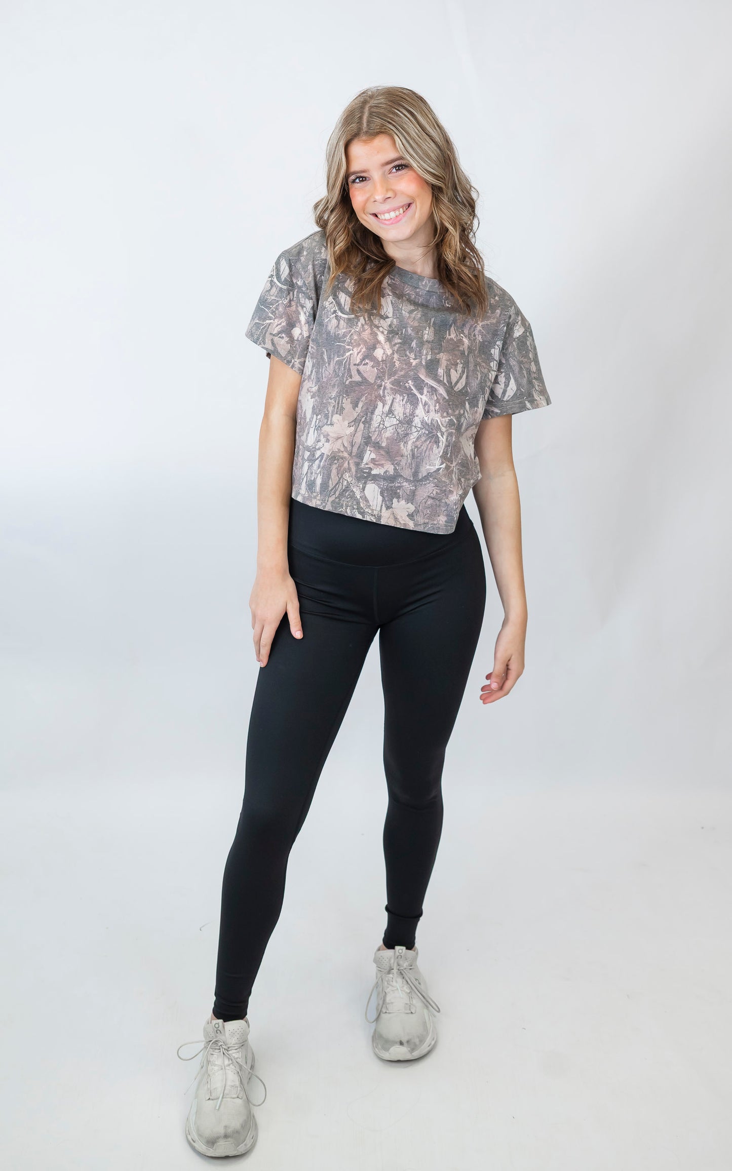 The Signature Cropped Camo Tee | Salty Wave