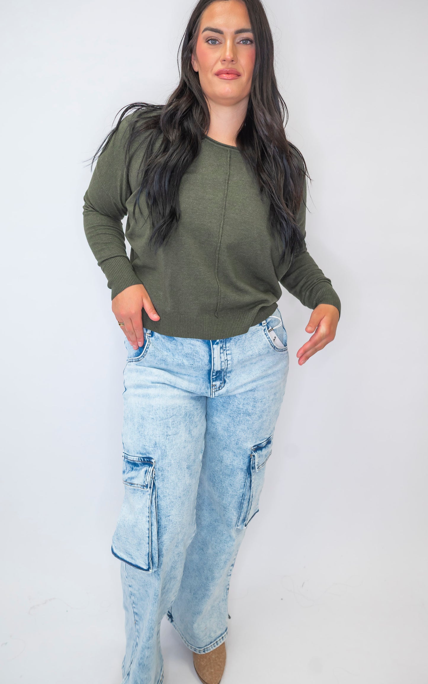 The Dreamer Round Neck Sweater | ZENANA (8 COLORS) *DEAL*