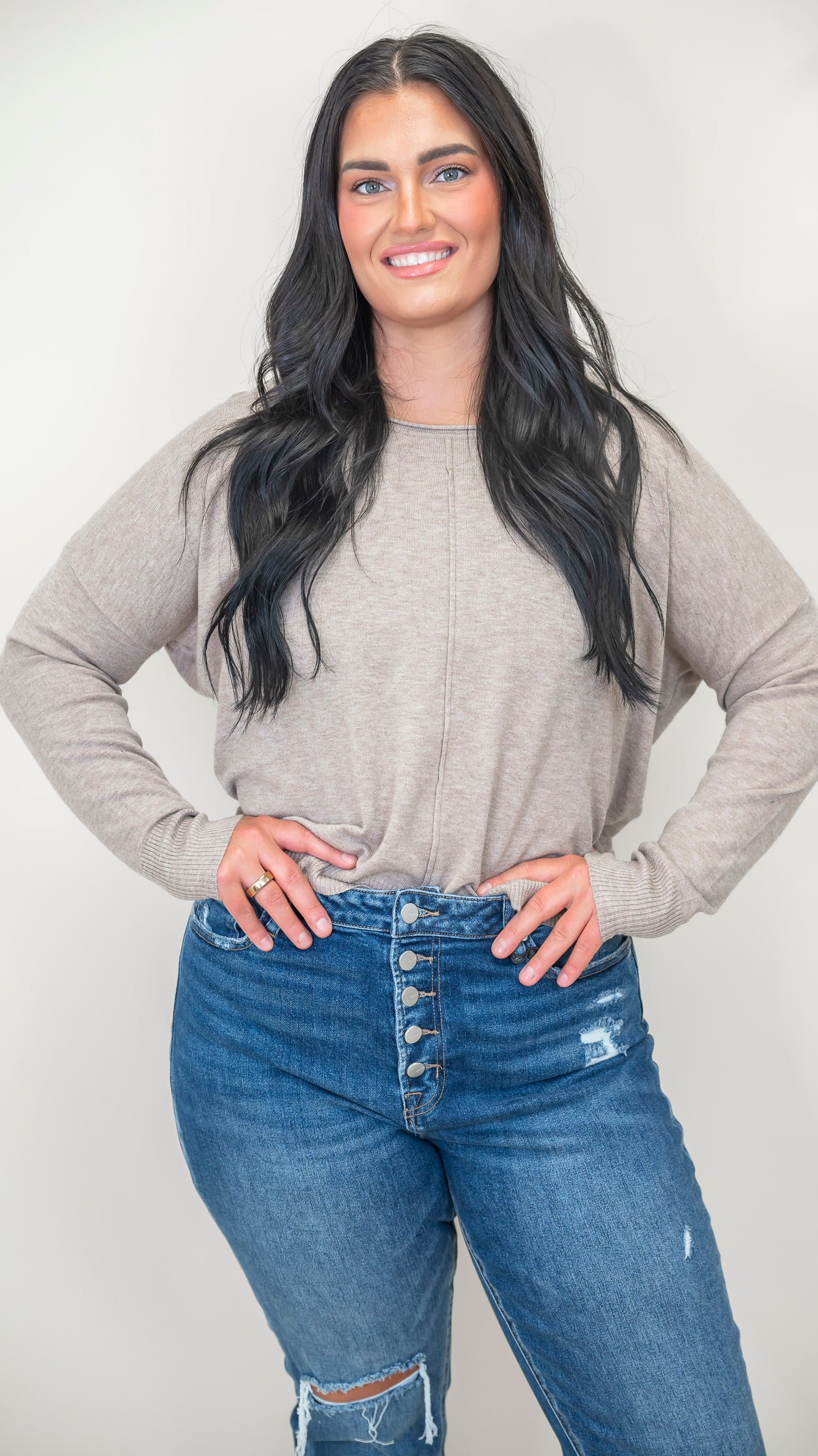 The Dreamer Round Neck Sweater | ZENANA (8 COLORS) *DEAL*