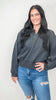 The Jennie Acid Wash Fleece Button Up Collared Pullover | ZENANA (7 COLORS) DEAL