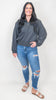 The Shanon Mid Rise Crop Skinny Denim Jeans - Mica *