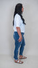 The Shanon Mid Rise Crop Skinny Denim Jeans - Mica *